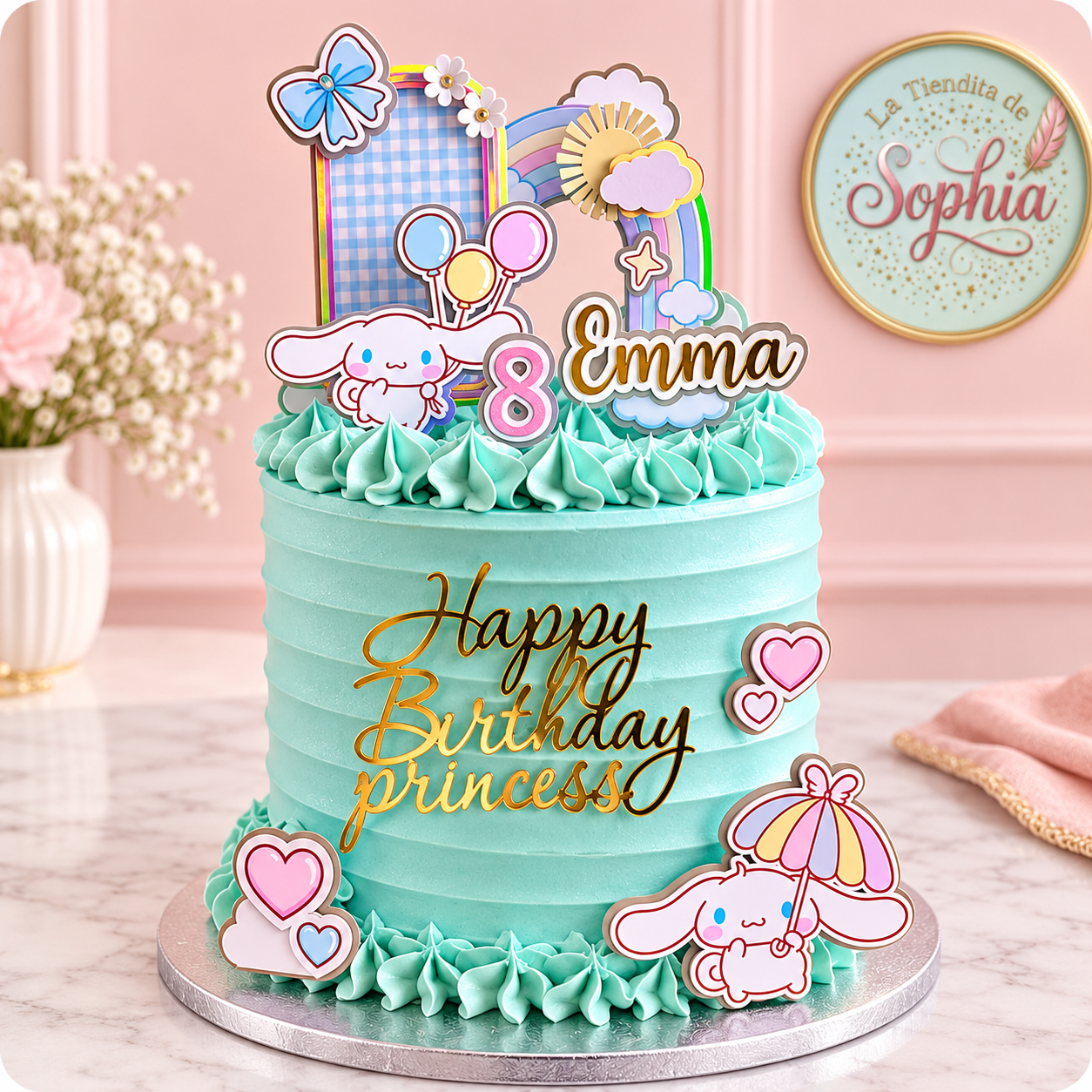 Pastel Personalizado | Temática Cinnamoroll