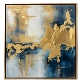 Cuadro Abstracto Dorado